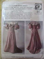 Laughing Moon 103 gored skirt pattern
